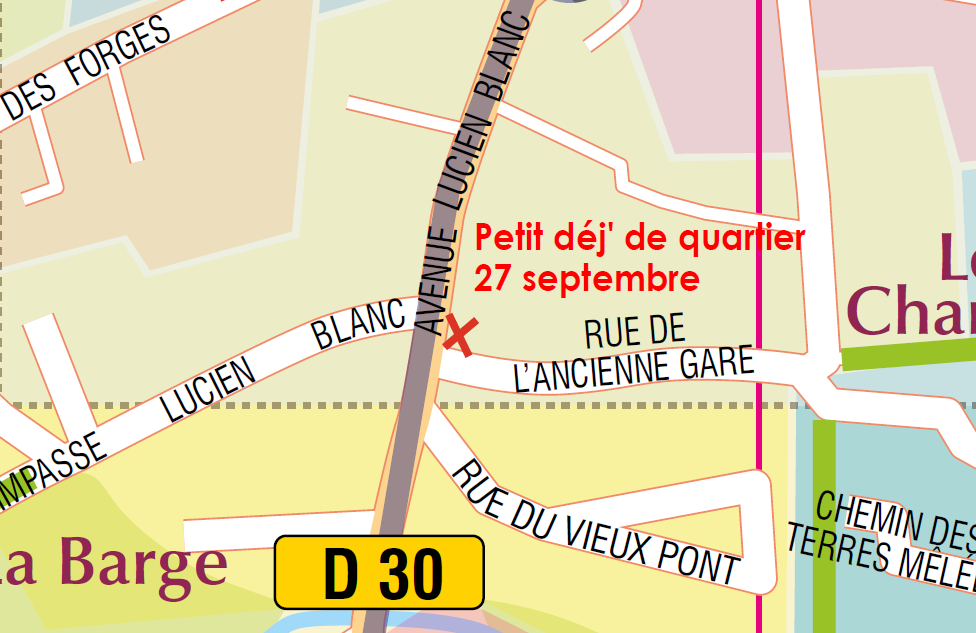 petit dej de quartier plan